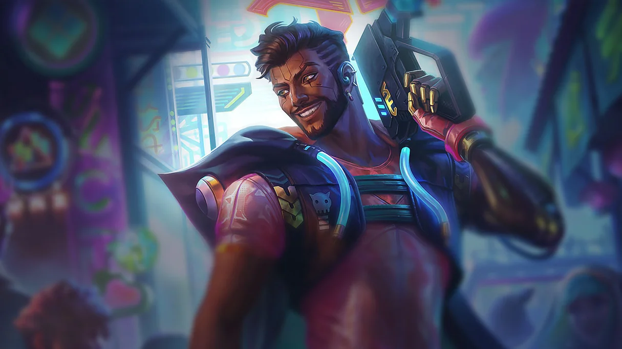 Cyber Pop Akshan Centered Splash