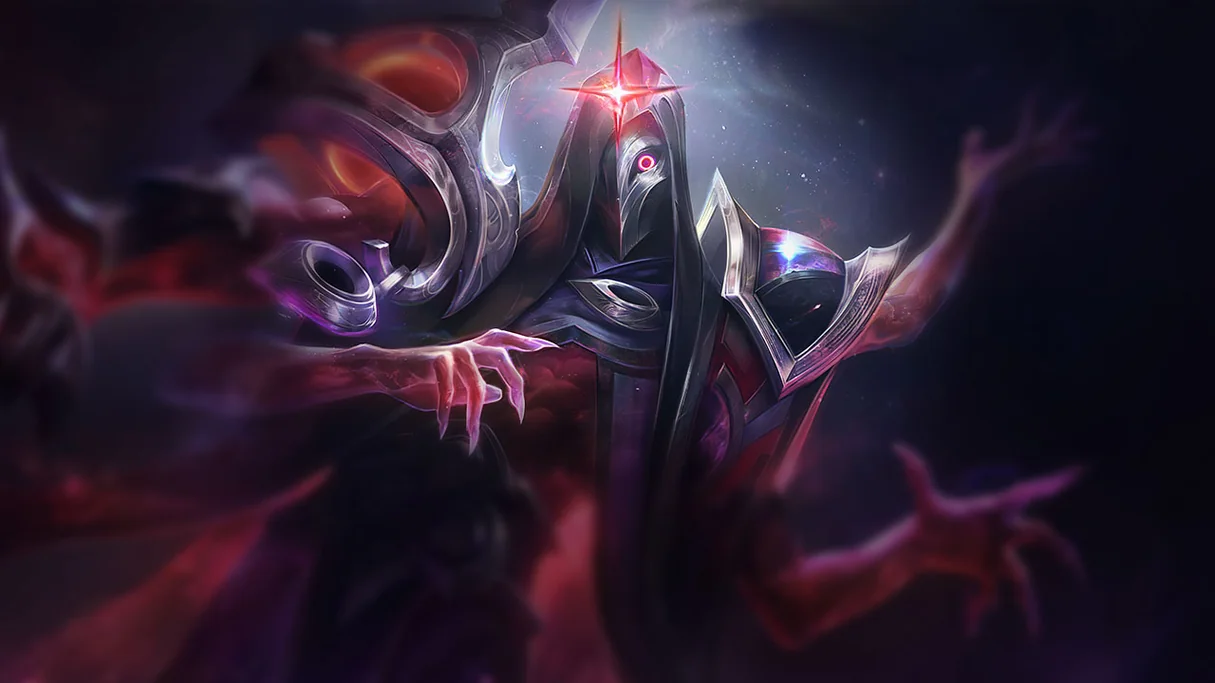 Dark Cosmic Erasure Jhin Centered Splash