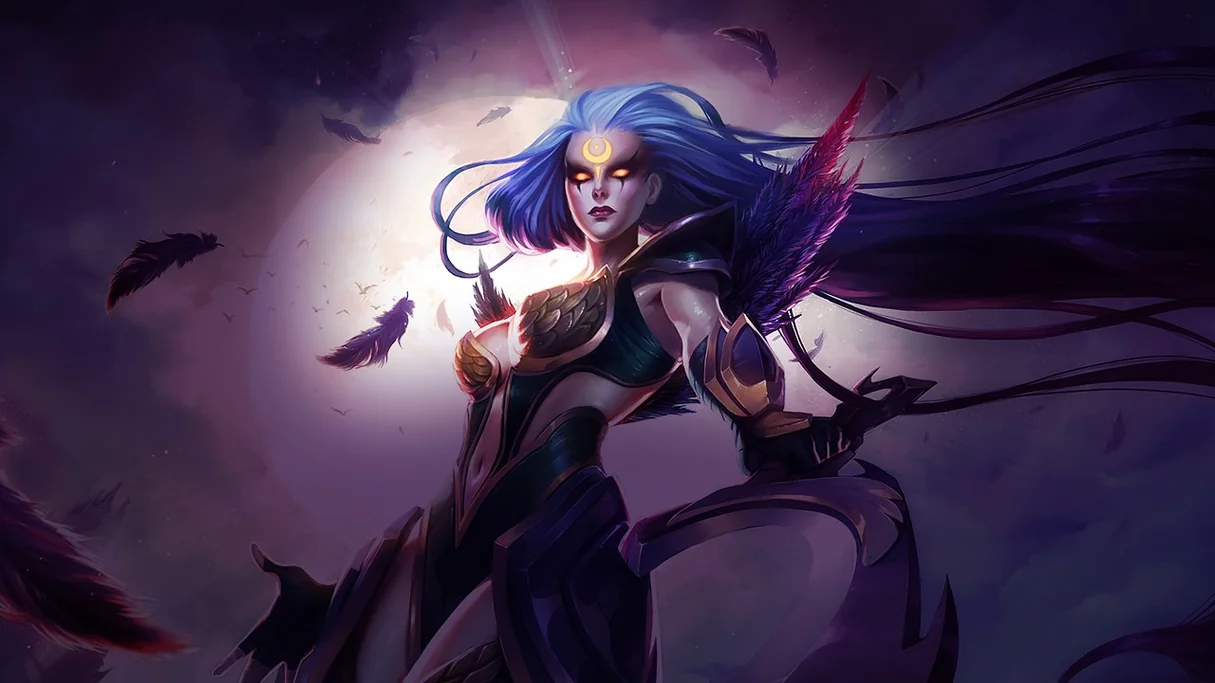 Dark Valkyrie Diana Centered Splash