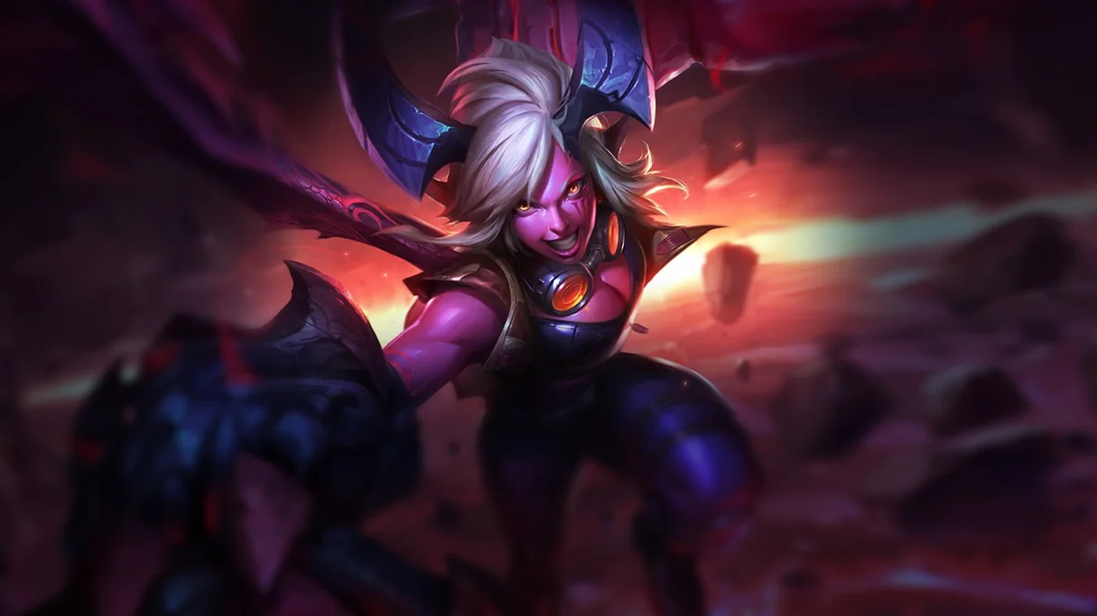 Demon Vi Centered Splash