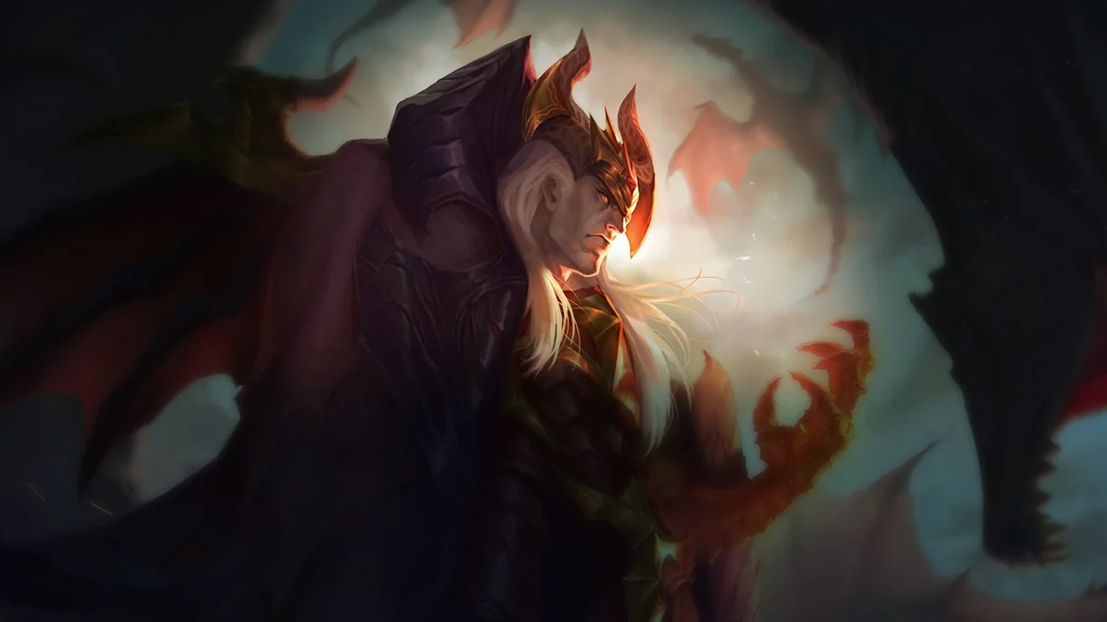 Dragon Master Swain Centered Splash