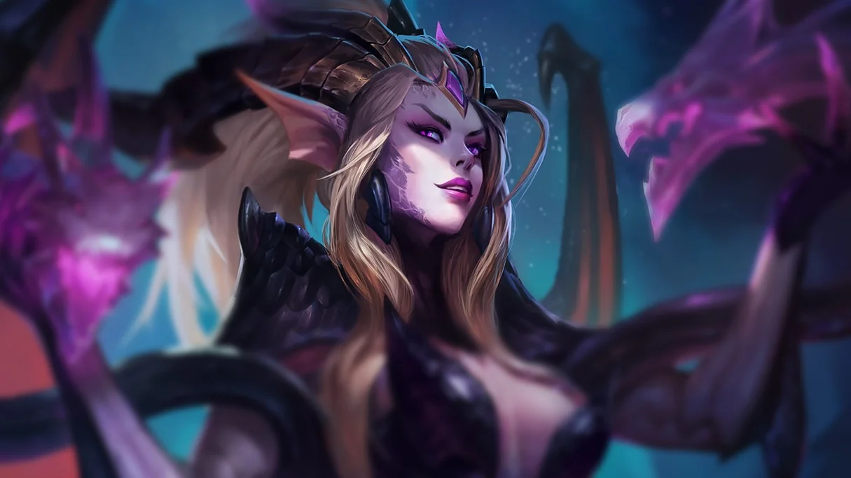Dragon Sorceress Zyra Centered Splash