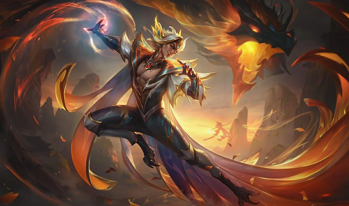 Dragonmancer Rakan splash art