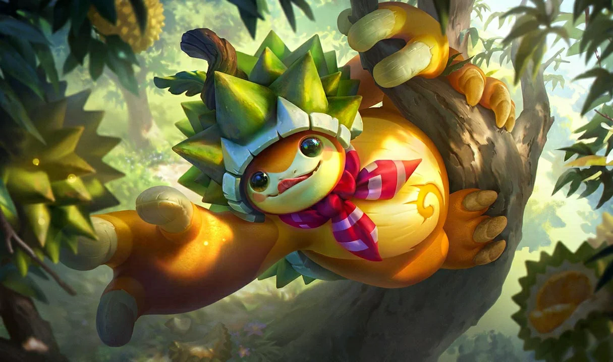 Durian Defender Rammus splash art