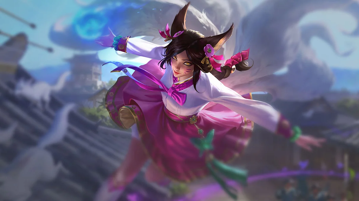 Dynasty Ahri Centered Splash