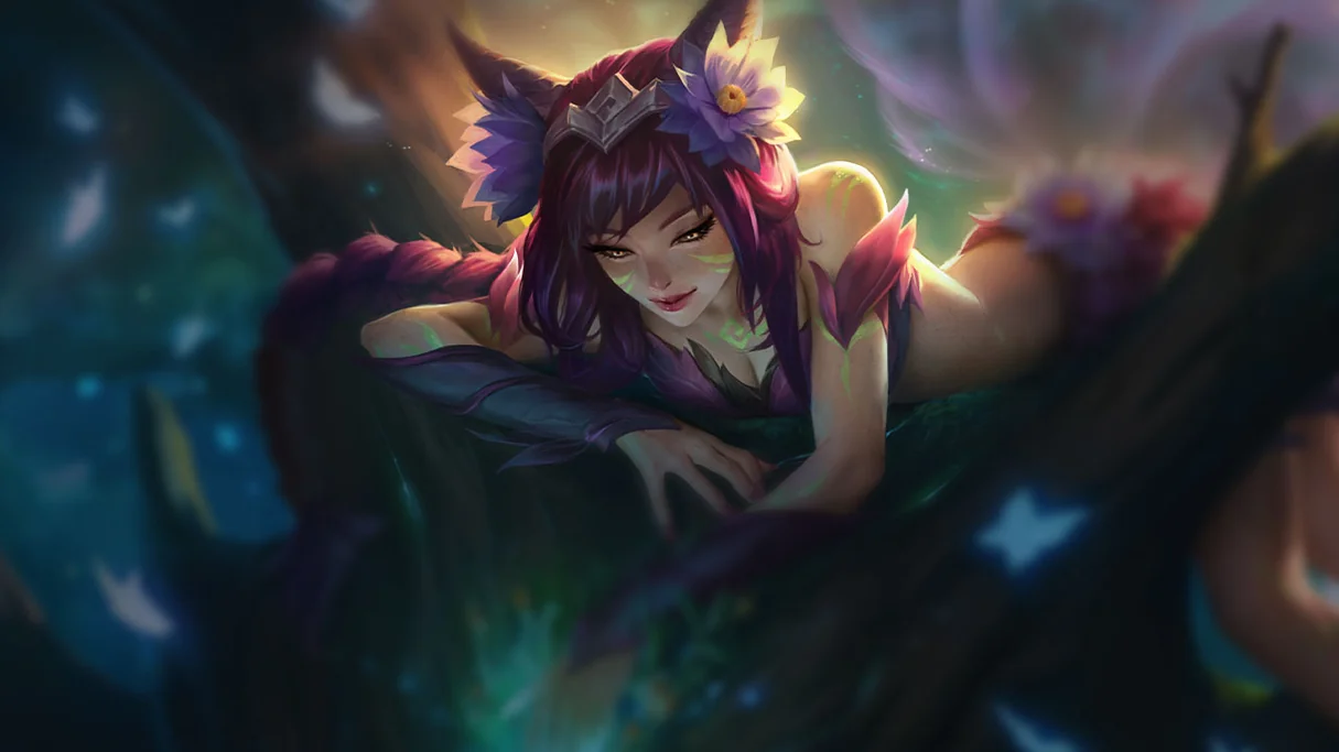 Elderwood Ahri Centered Splash