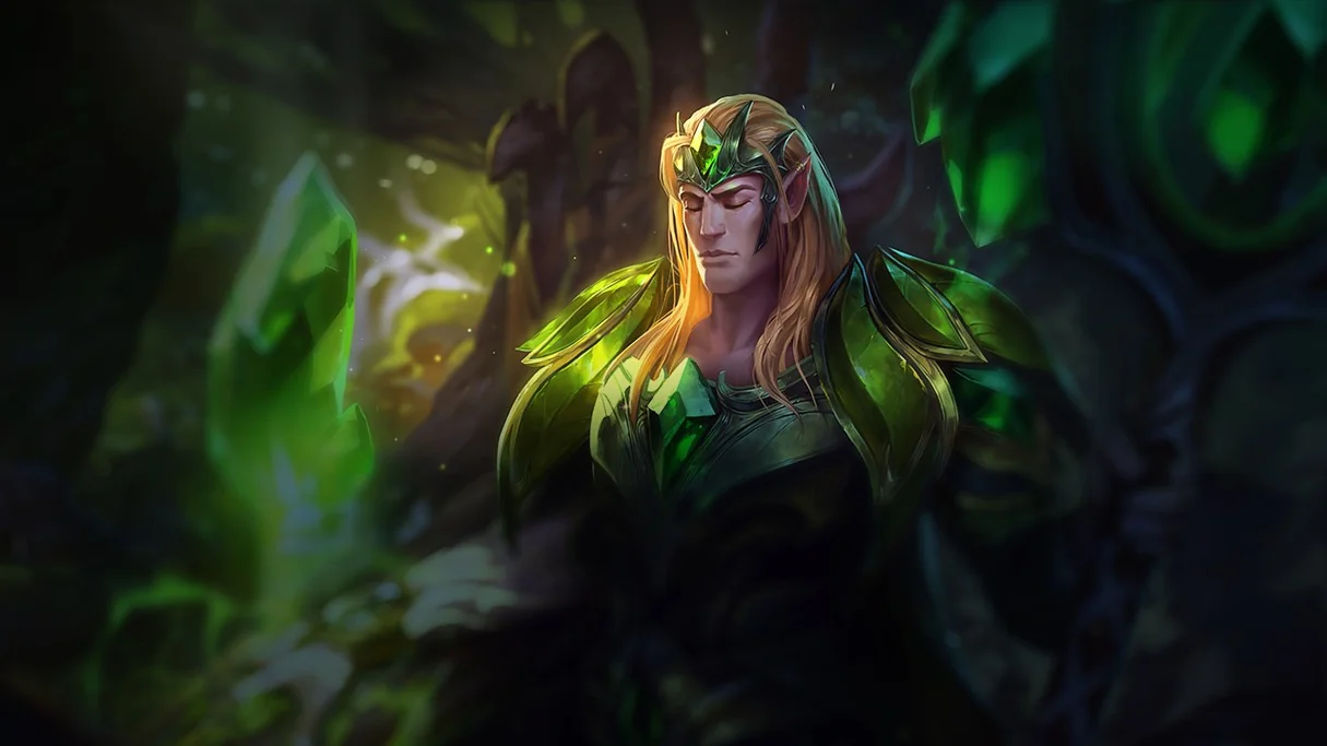 Emerald Taric Centered Splash