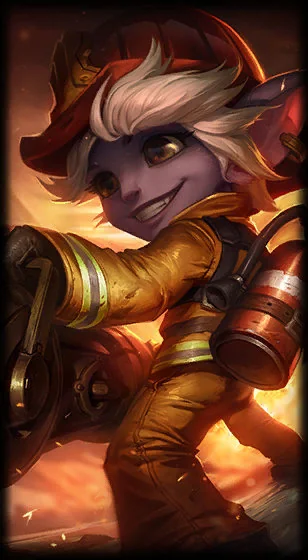 Firefighter Tristana Loading Screen
