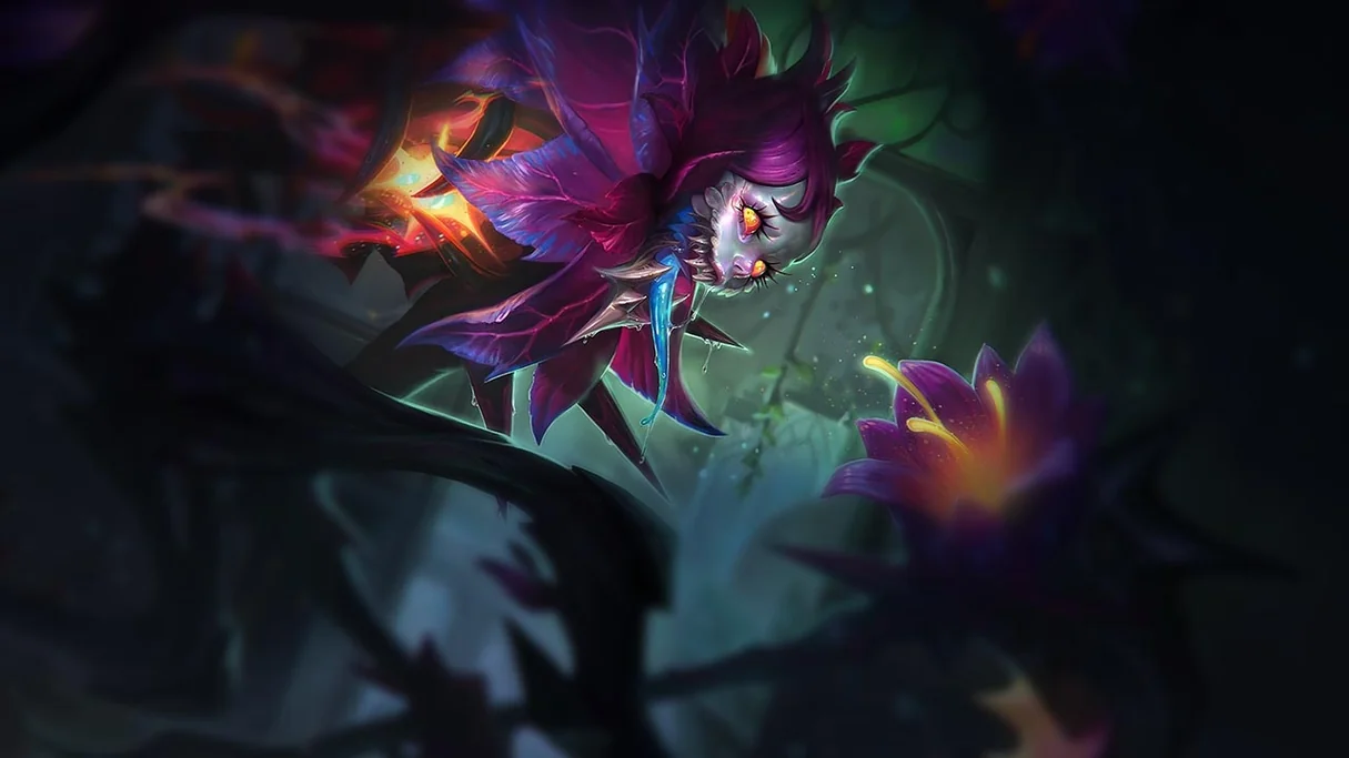 Flora Fatalis Fiddlesticks Centered Splash