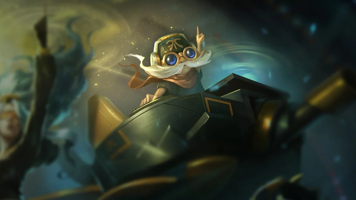 Fnatic Corki Centered Splash