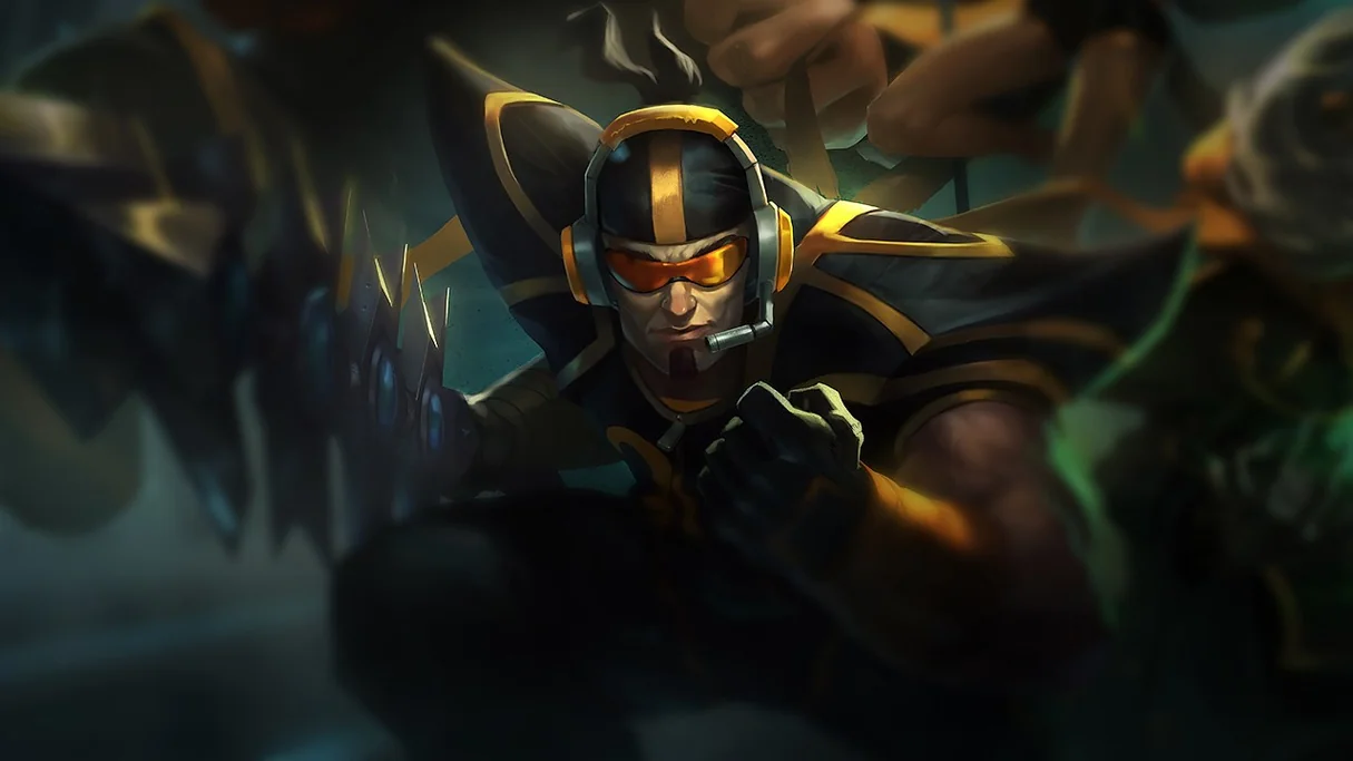 Fnatic Jarvan IV Centered Splash