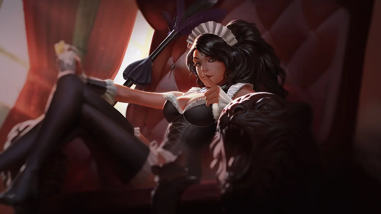 French Maid Nidalee Centered Splash