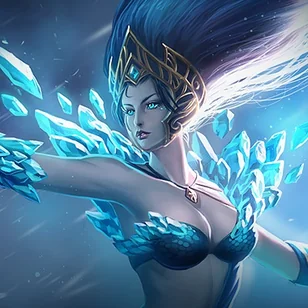 Frost Queen Janna Tile
