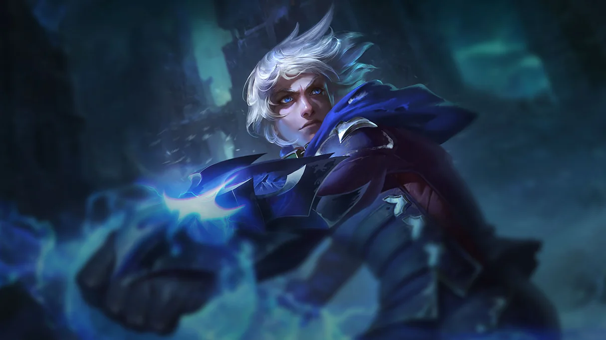 Frosted Ezreal Centered Splash