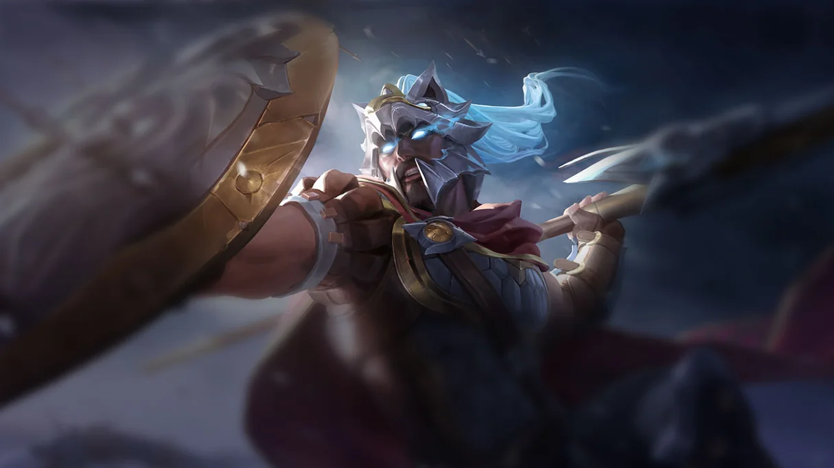 Glaive Warrior Pantheon Centered Splash