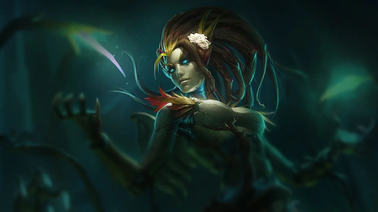 Haunted Zyra Centered Splash