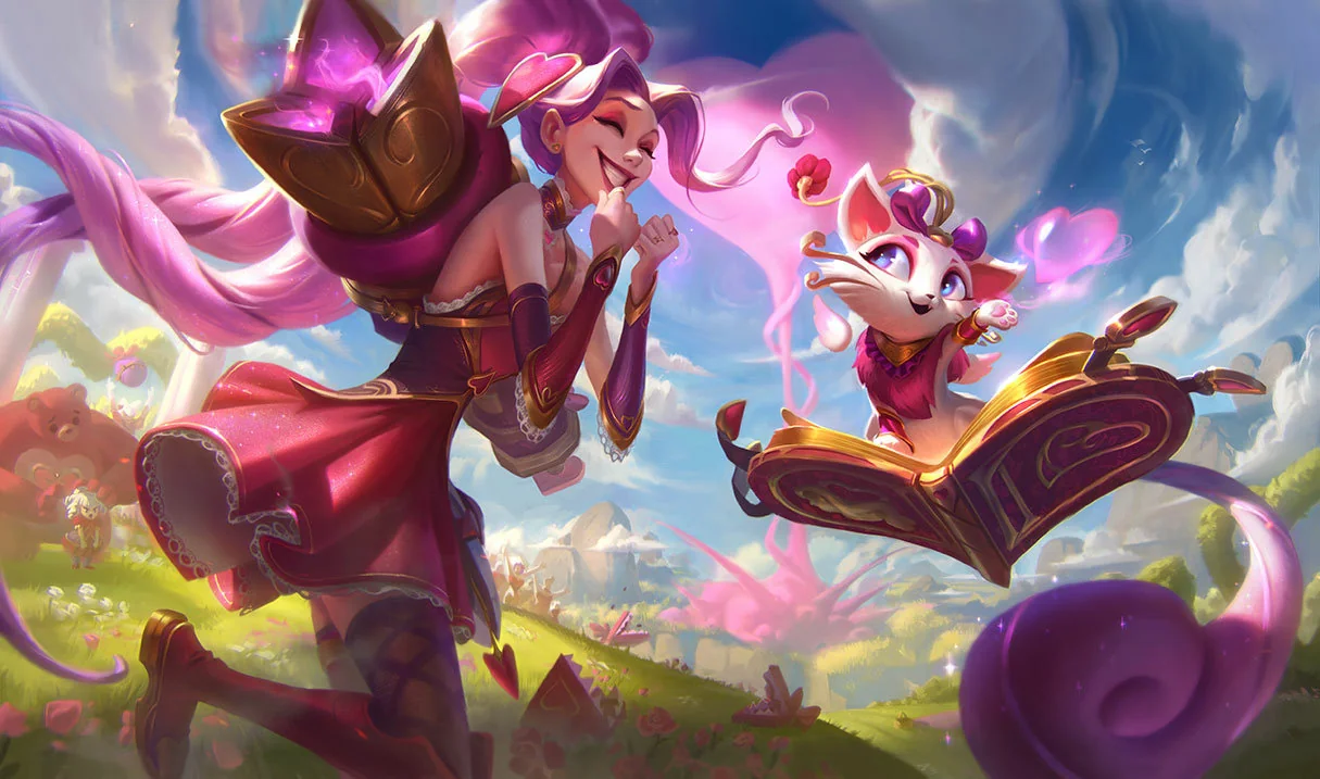 Heartseeker Jinx splash art