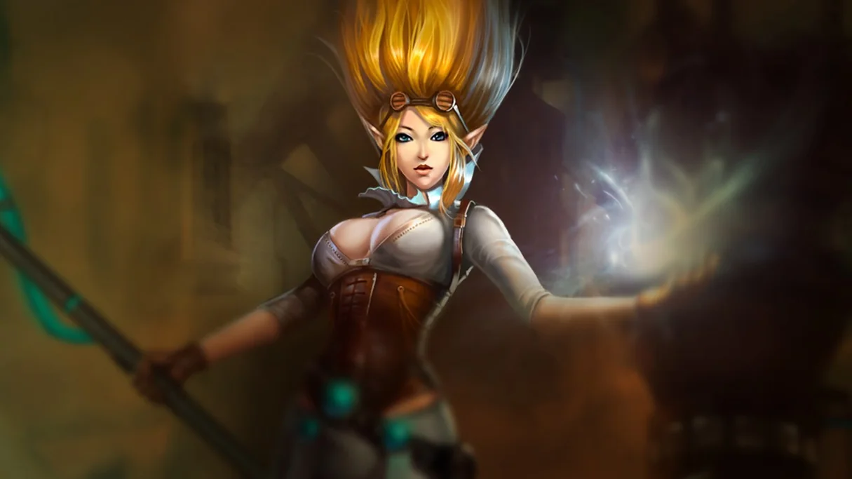 Hextech Janna Centered Splash