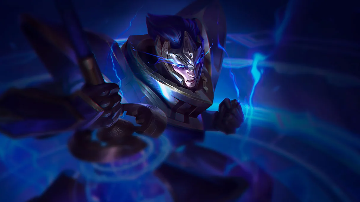 Hextech Jarvan IV Centered Splash
