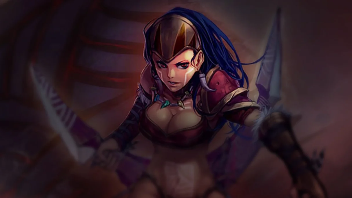 Huntress Sivir Centered Splash