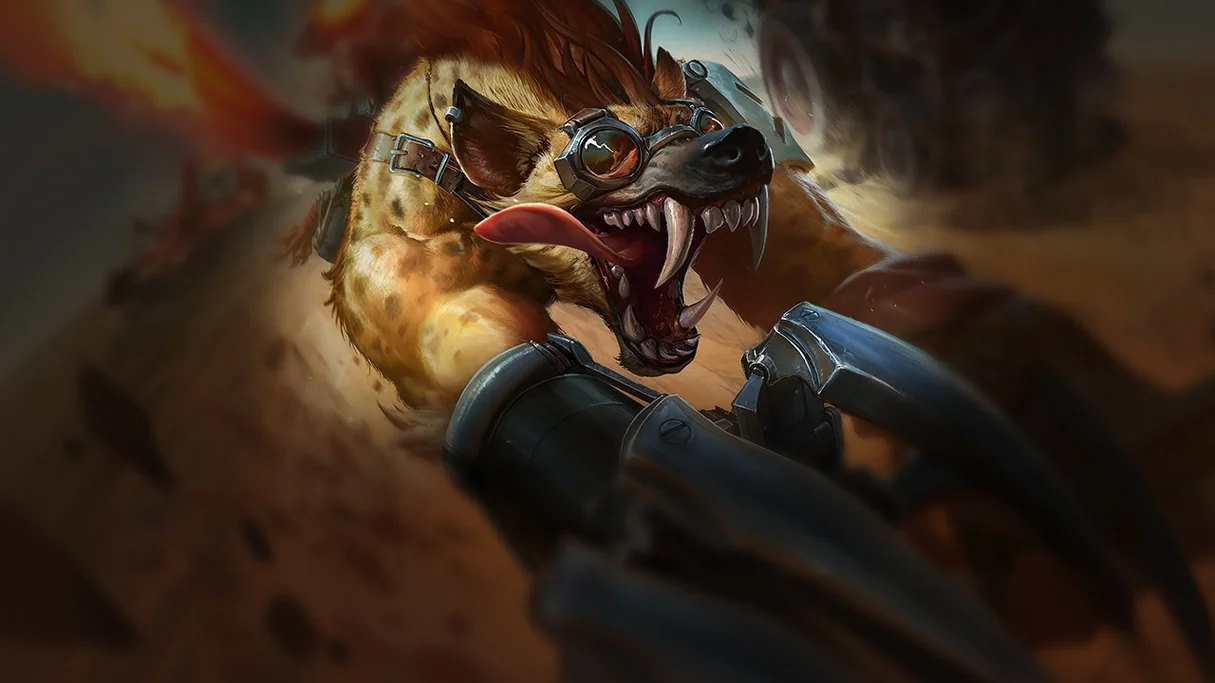 Hyena Warwick Centered Splash