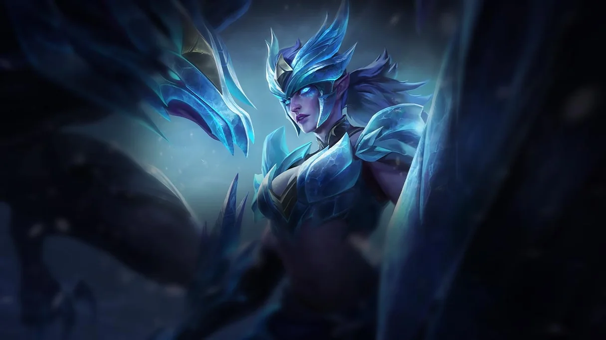 Ice Drake Shyvana Centered Splash