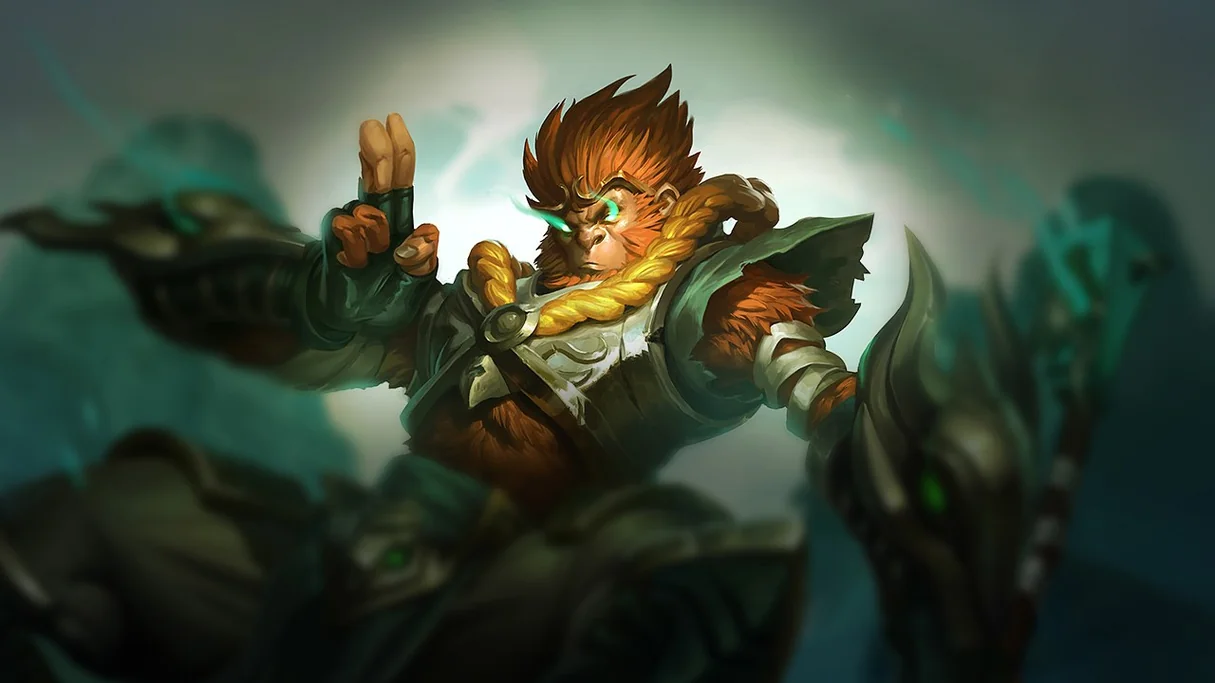 Jade Dragon Wukong Centered Splash