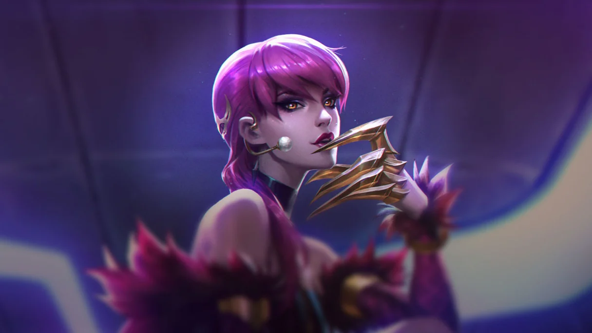 K/DA Evelynn Centered Splash