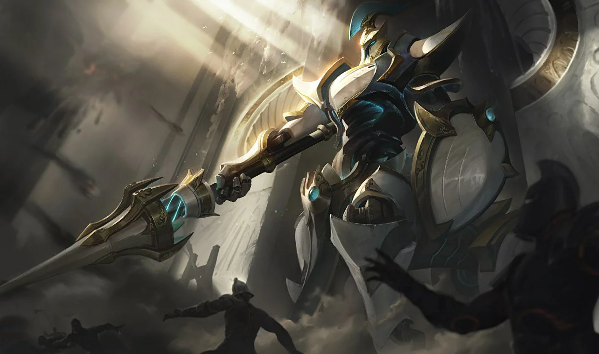 Lancer Zero Hecarim splash art