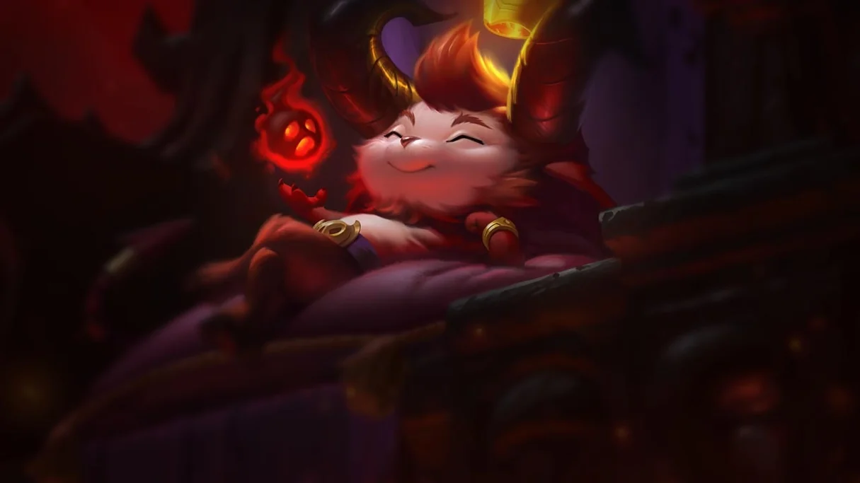 Little Devil Teemo Centered Splash
