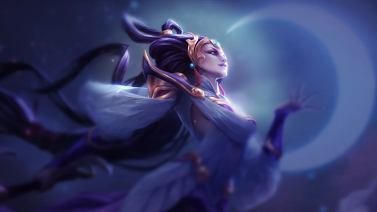 Lunar Goddess Diana Centered Splash