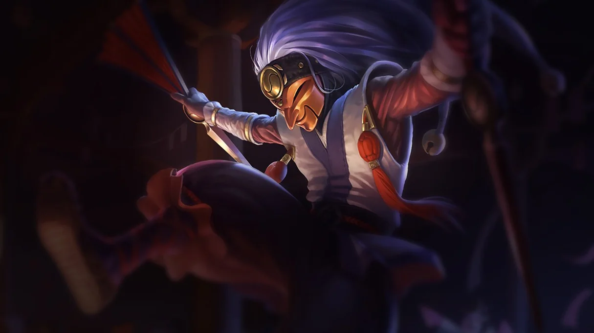 Masked Shaco Centered Splash