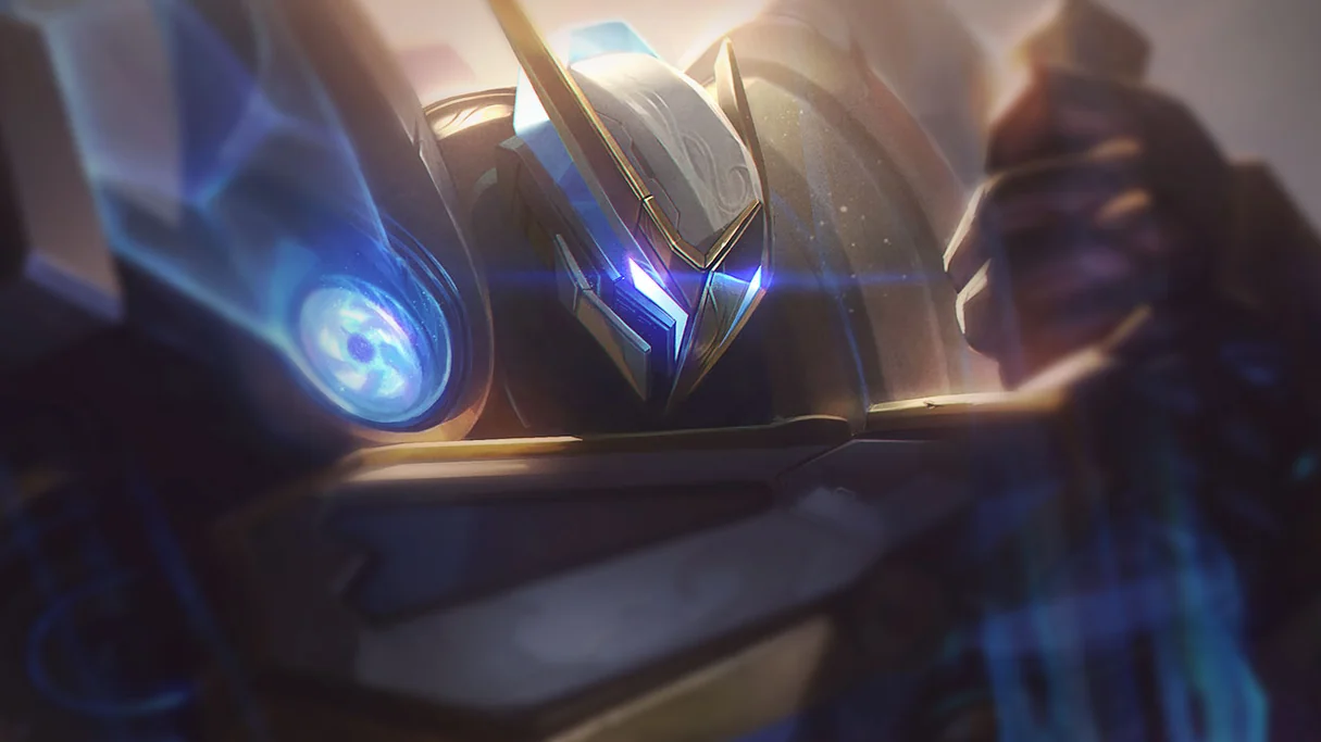 Mecha Kingdoms Garen Centered Splash