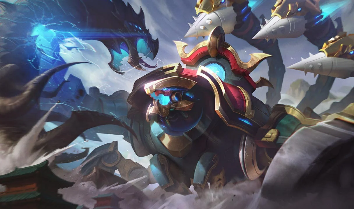 Mecha Kingdoms Skarner splash art