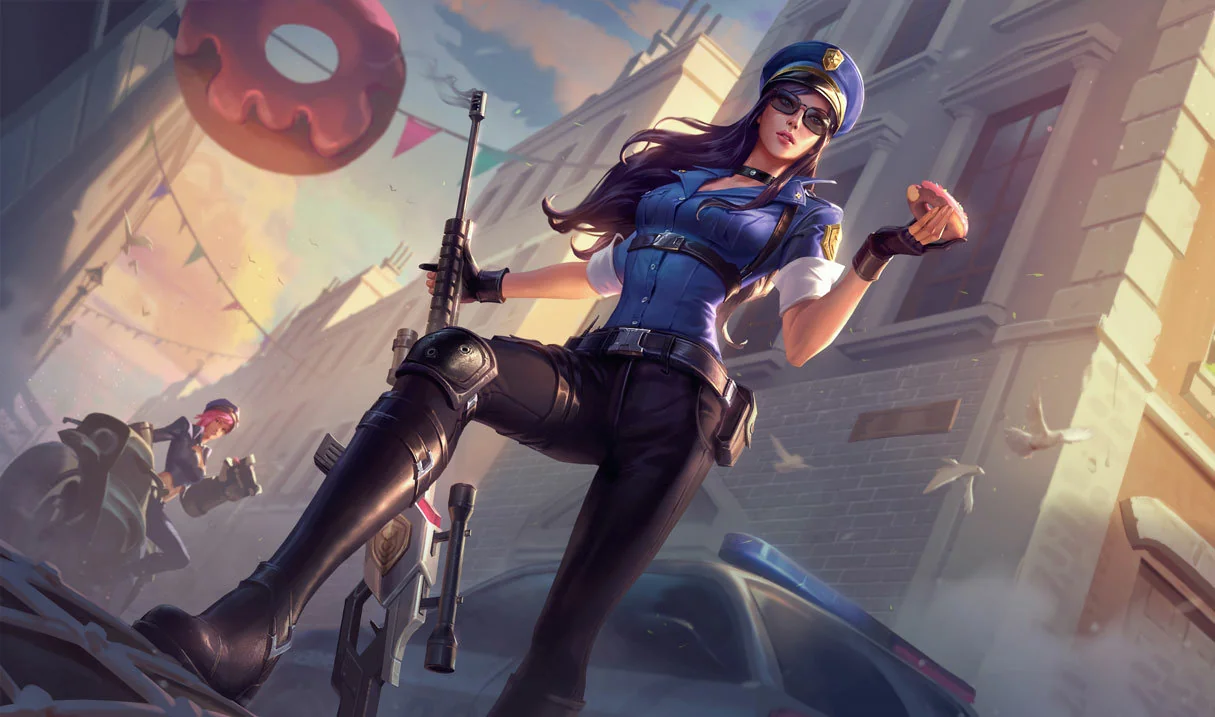 Officer Caitlyn splash art