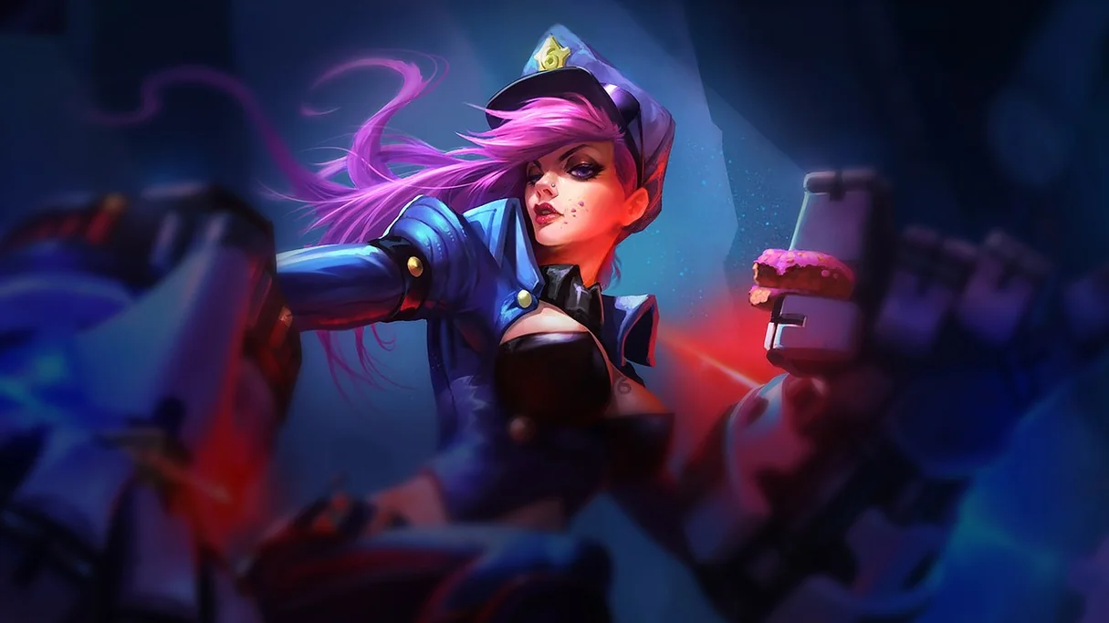 Officer Vi Centered Splash