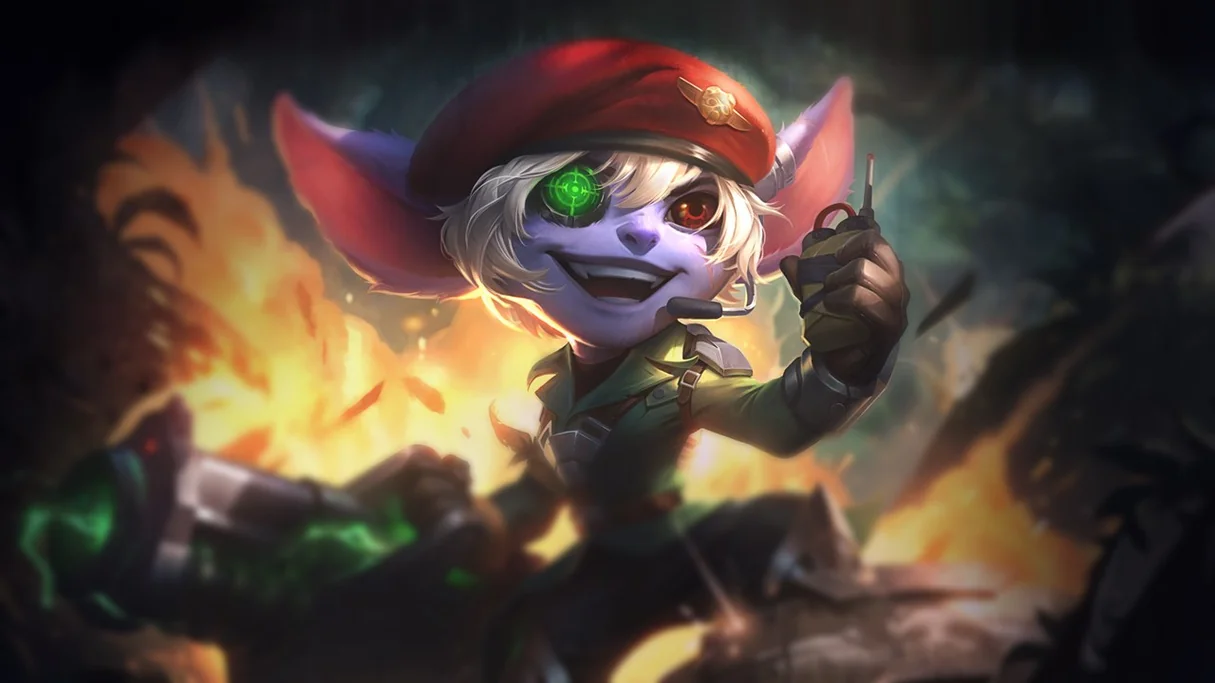 Omega Squad Tristana Centered Splash