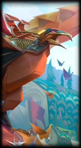 Papercraft Anivia Loading Screen