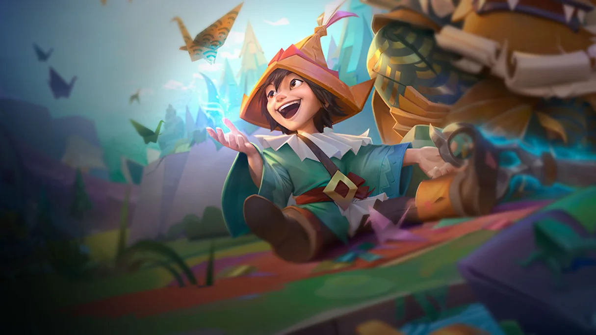 Papercraft Nunu & Willump Centered Splash