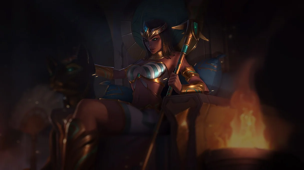 Pharaoh Nidalee Centered Splash