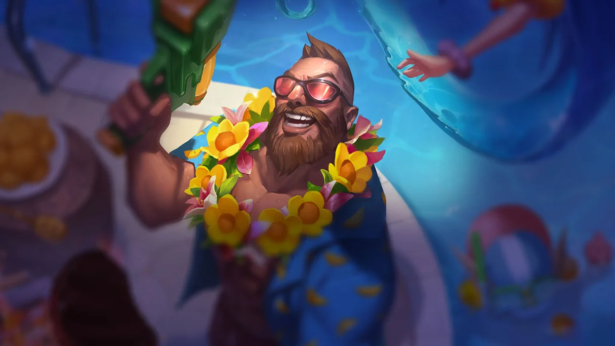 Pool Party Gangplank Centered Splash