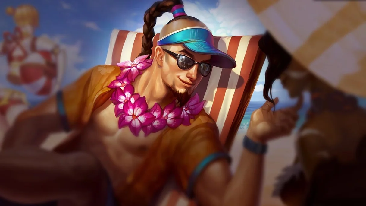 Pool Party Lee Sin Centered Splash