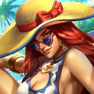 Pool Party Miss Fortune Tile