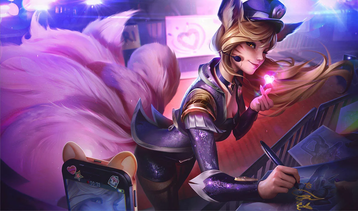 Popstar Ahri splash art