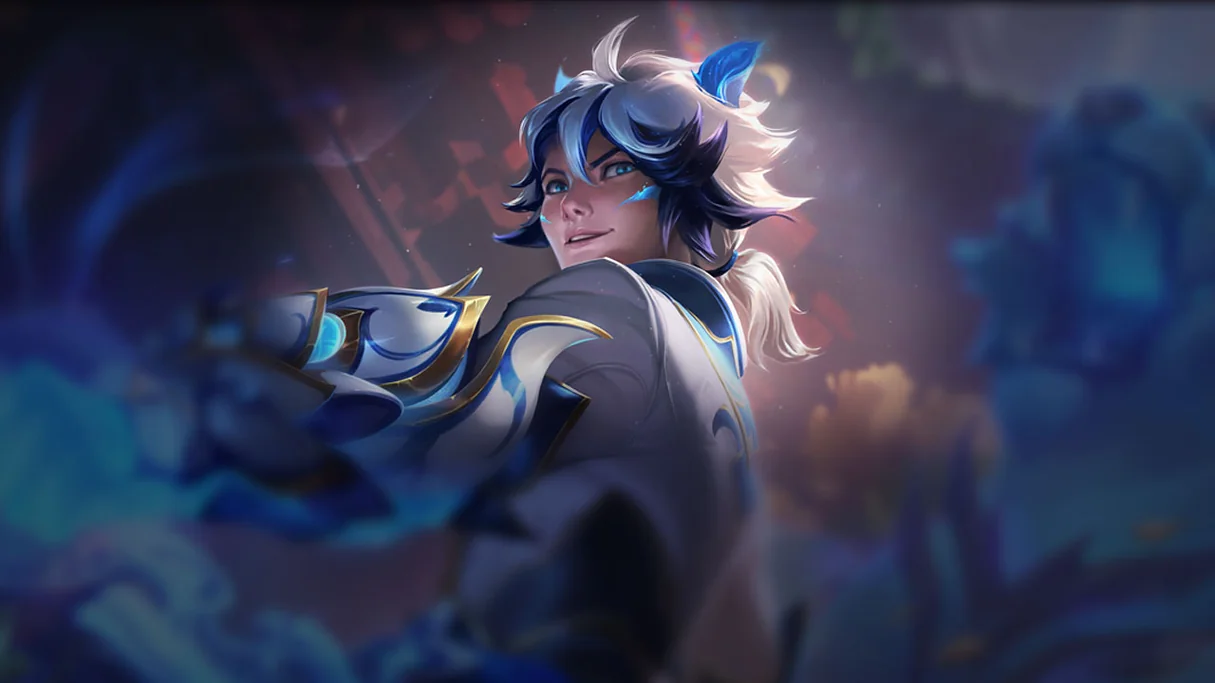 Porcelain Protector Ezreal Centered Splash