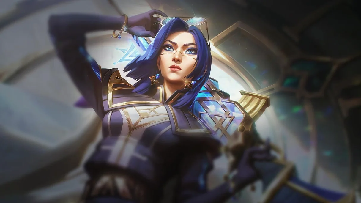 Prestige Arcane Commander Caitlyn Centered Splash