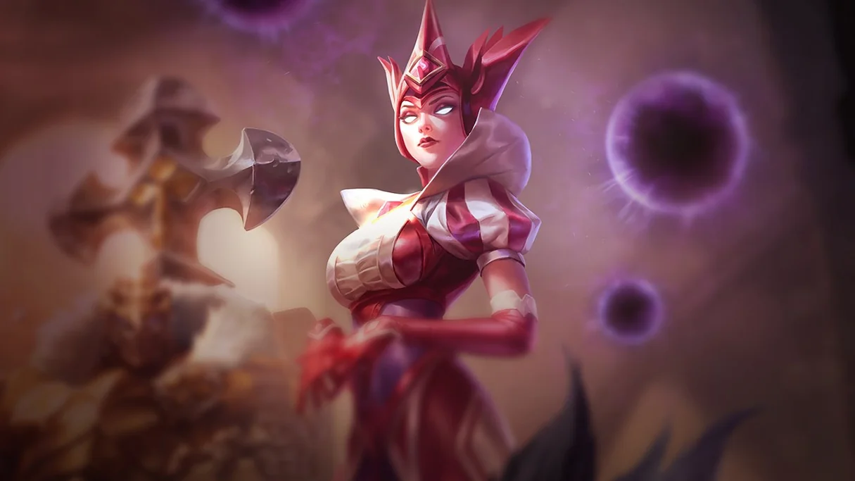 Queen of Diamonds Syndra Centered Splash