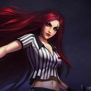 Red Card Katarina Tile