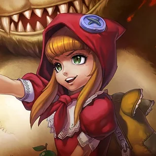 Red Riding Annie Tile