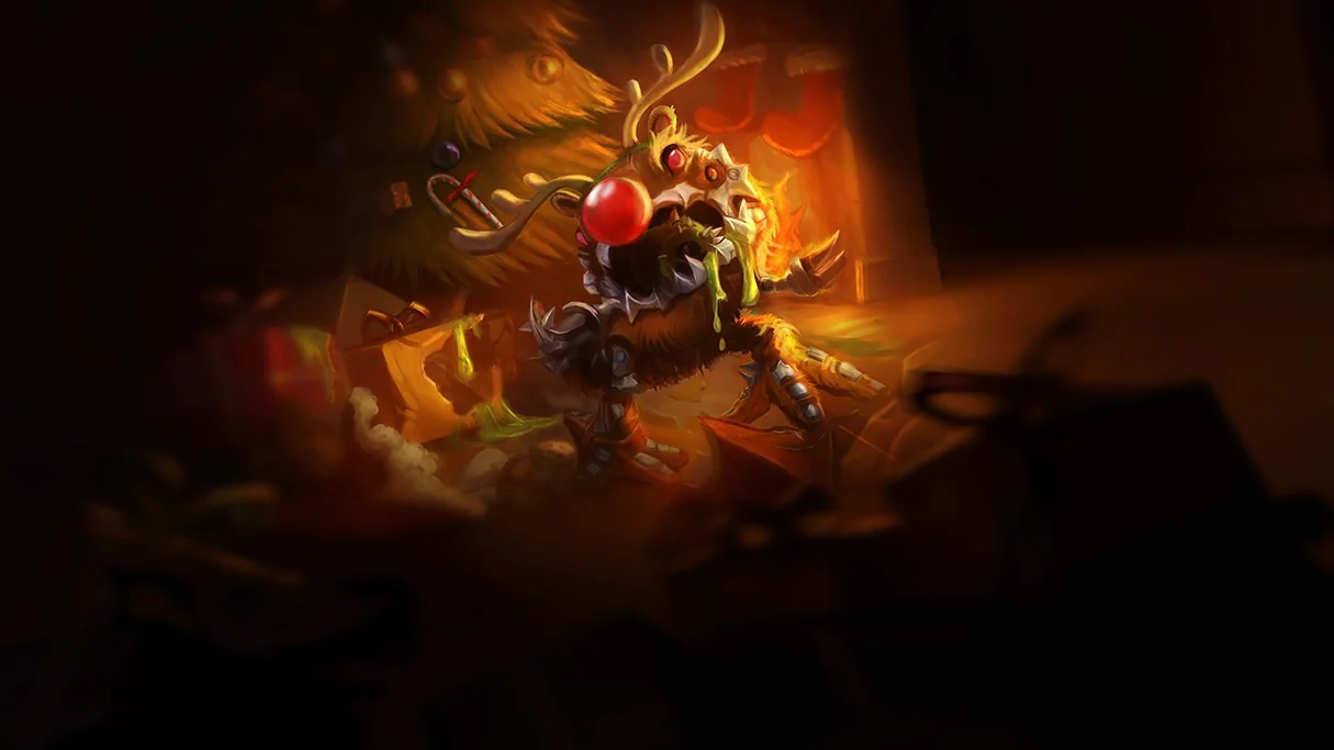 Reindeer Kog’Maw Centered Splash